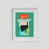 Framed Abstract Collage