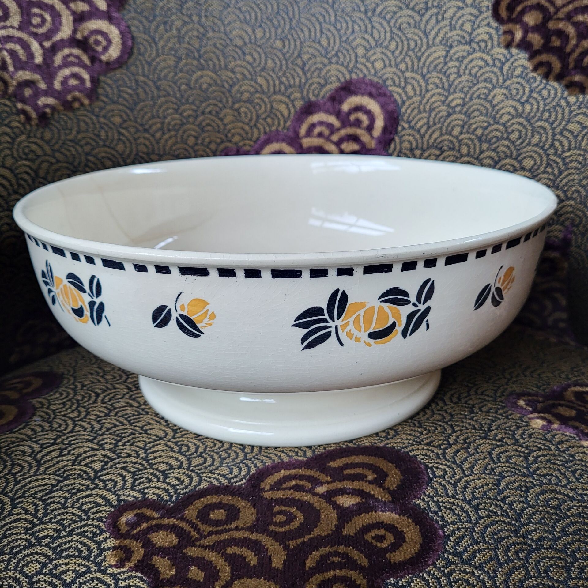 Footed salad bowl Hippolyte Boulenger • France