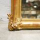 Old Louis Philippe mirror with pediment 135cm x 86cm