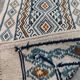 Hand-woven natural wool hallway rug