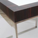 Design Cube Table in Chrom Rosewood 81cm