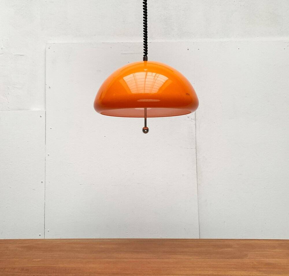 Space Age Pendant Lamp Cabras by Luigi Massoni for Guzzini, 1960s