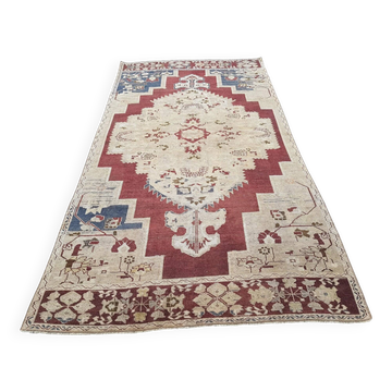 Tapis turc vintage fait main 140x272 cm