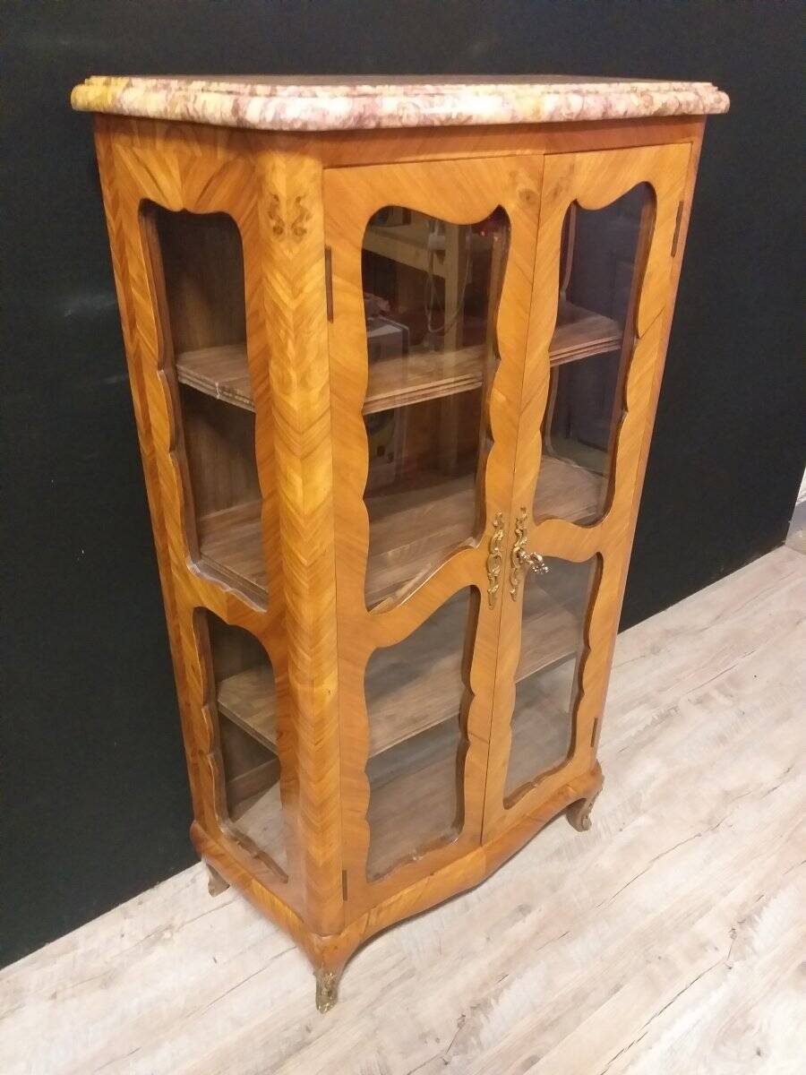 Small Display Cabinet Louis XV Marquetry