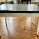 Water-green extendable Formica table