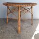 Table basse rotin 1950/60