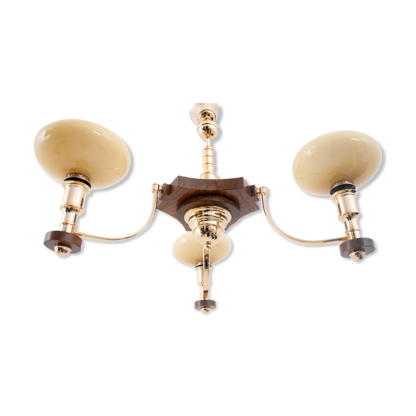 Art deco chandelier, Poland, 1960s