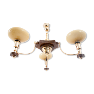 Art deco chandelier, Poland, 1960s