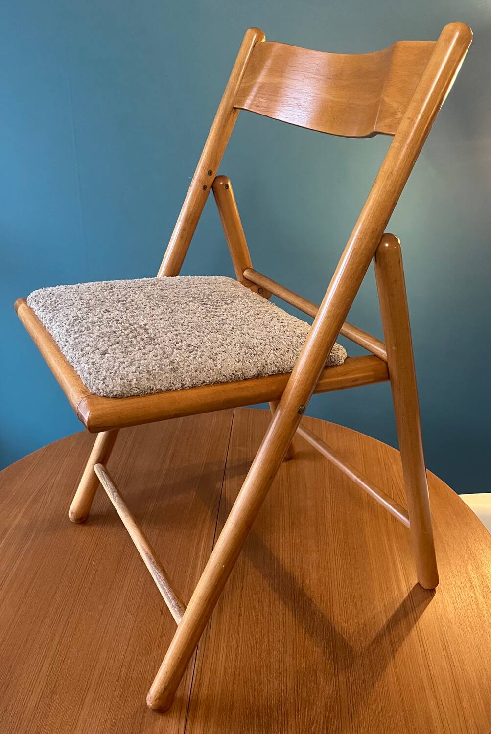Chaise pilante en bois année 70/80