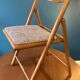 Chaise pilante en bois année 70/80