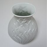 Porcelain vase biscuit Manfred Frey for AK Kaiser vegetable decoration