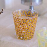 Vintage flower glasses Cerve Italy