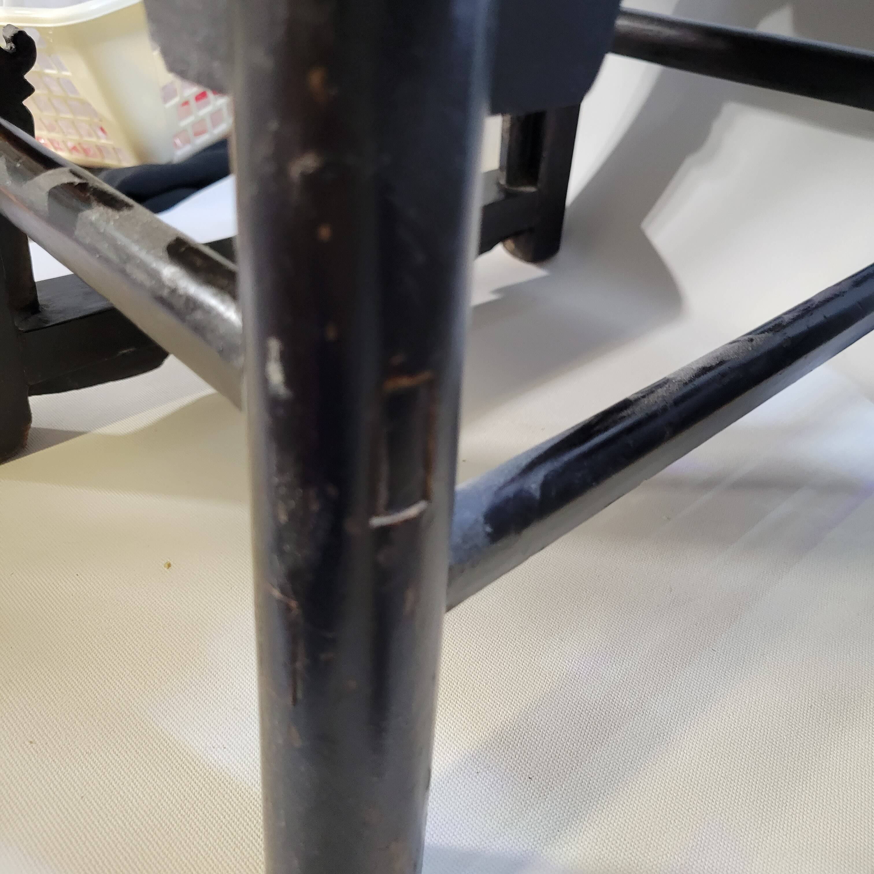 Pair of old chairs armchairs 19th century Chinese stools in black lacquered wood