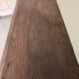 Antique wooden fireplace mantel