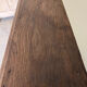 Antique wooden fireplace mantel
