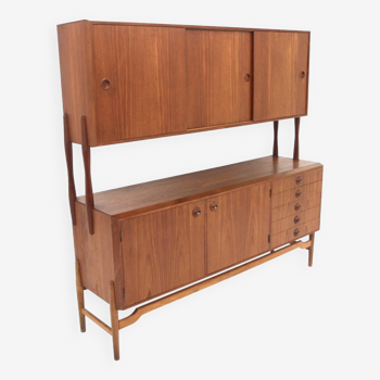 Scandinavian teak sideboard, A. Ahlström Osakeyhtiö, Warkaus, Finland, 1950