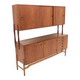Scandinavian teak sideboard, A. Ahlström Osakeyhtiö, Warkaus, Finland, 1950