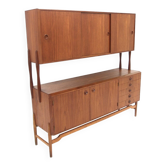 Enfilade scandinave en teck, A. Ahlström Osakeyhtiö, Warkaus, Finlande, 1950