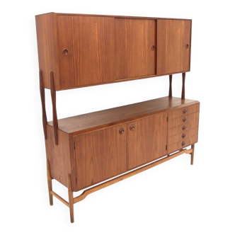 Scandinavian teak sideboard, A. Ahlström Osakeyhtiö, Warkaus, Finland, 1950