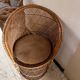 Paire Fauteuils  rotin osier