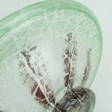 fantastic large WMF art deco ikora glass BOWL karl wiedmann 1930s green and