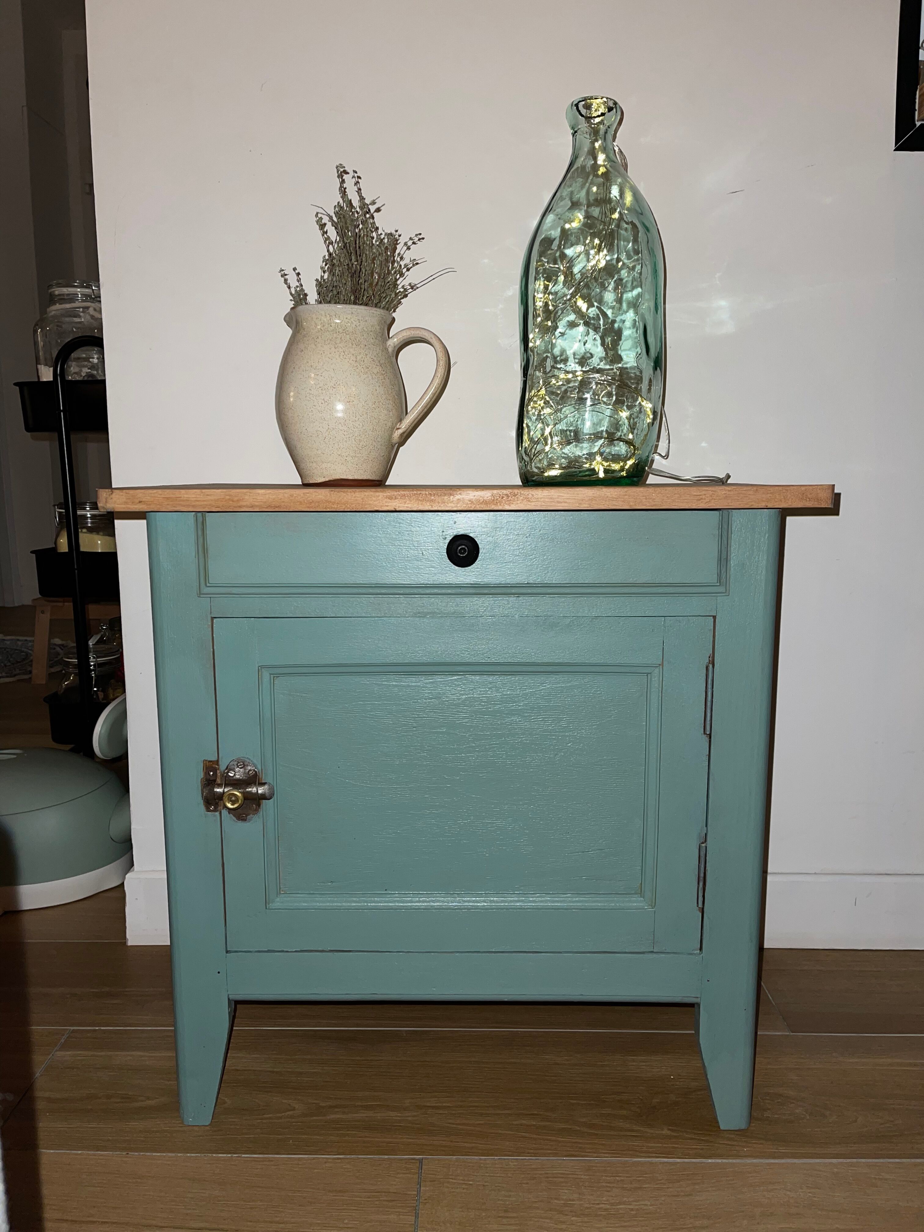 Antique furniture of low oak
