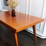 3 in 1 table with adjustable teak portfolio - “Révélation” model by Albert Ducrot - France, 1952