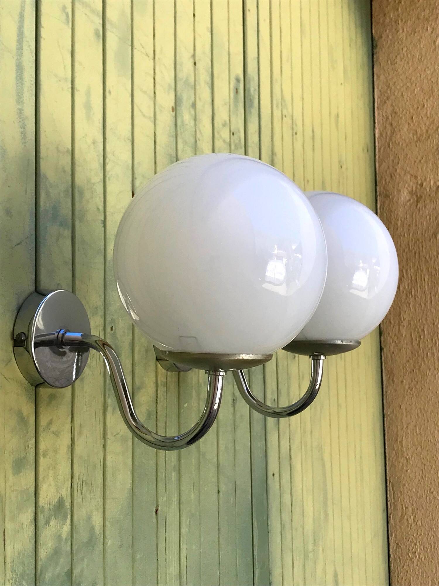 Vintage Delmas wall lights from the 70s