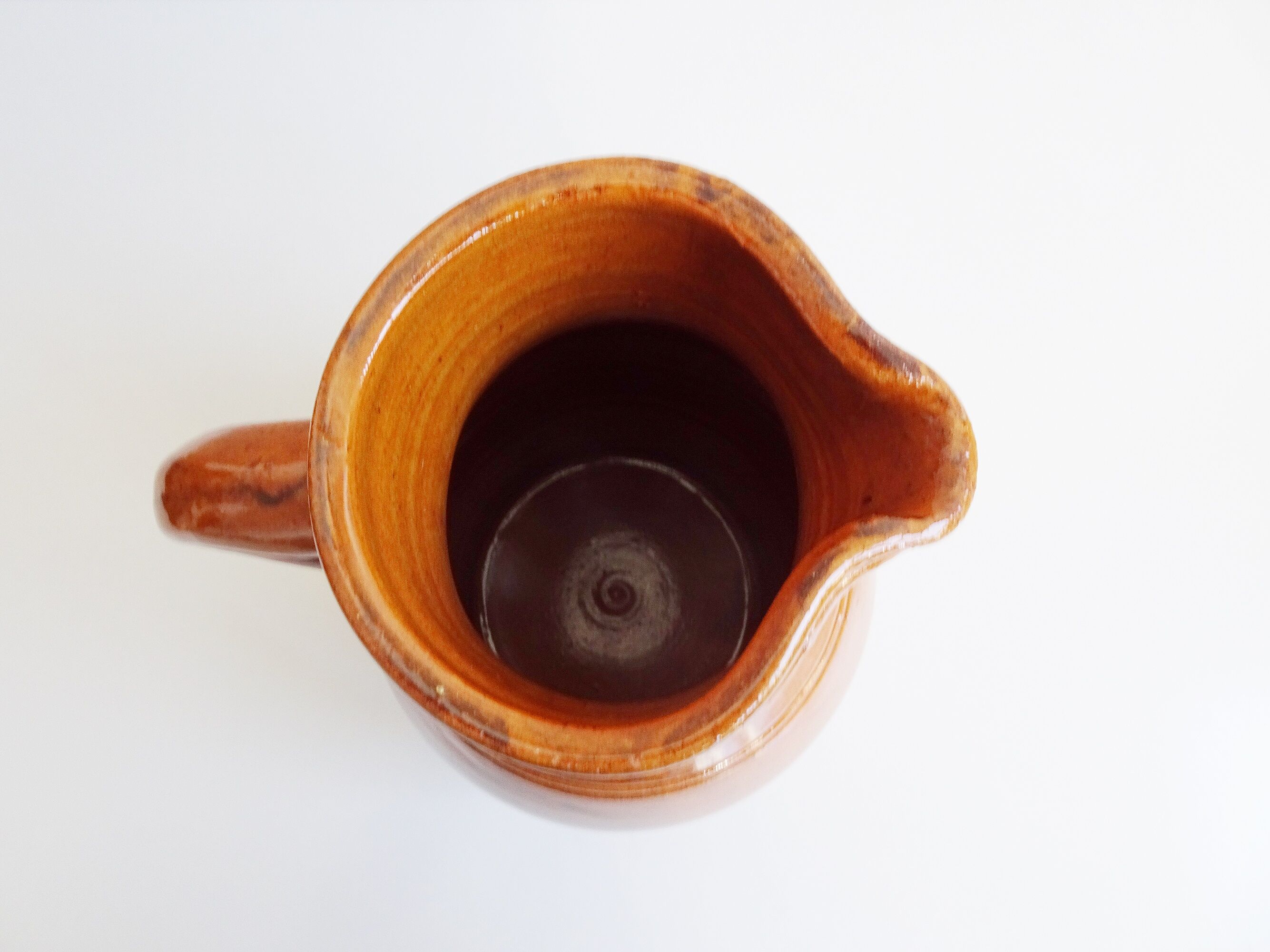 Handmade stoneware jug