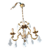 Old bronze chandelier