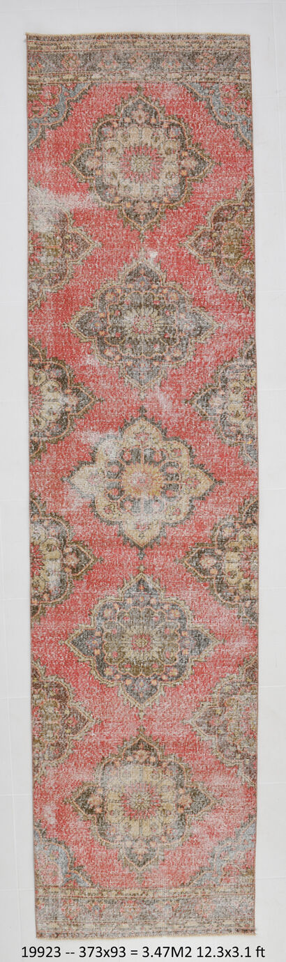 Runner rug madallion 93x373cm