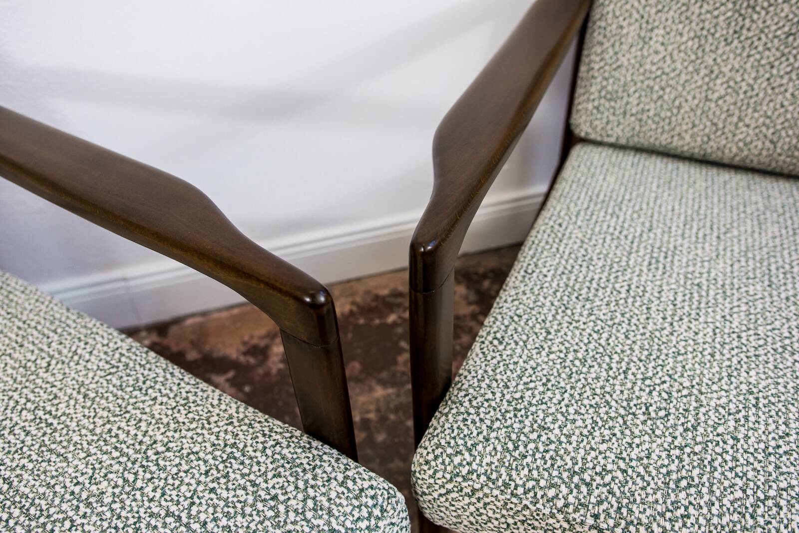 Mid Century Armchairs By Zenon Bączyk, 1960's, Set Of 2