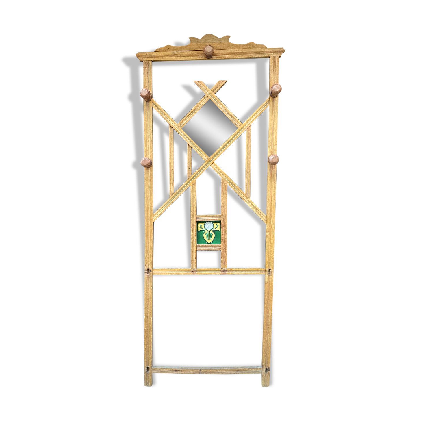 Wall coat rack art deco