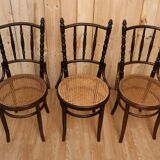Set of 6 bistro chairs by Fischel