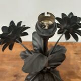 Duo of flower lamp bases