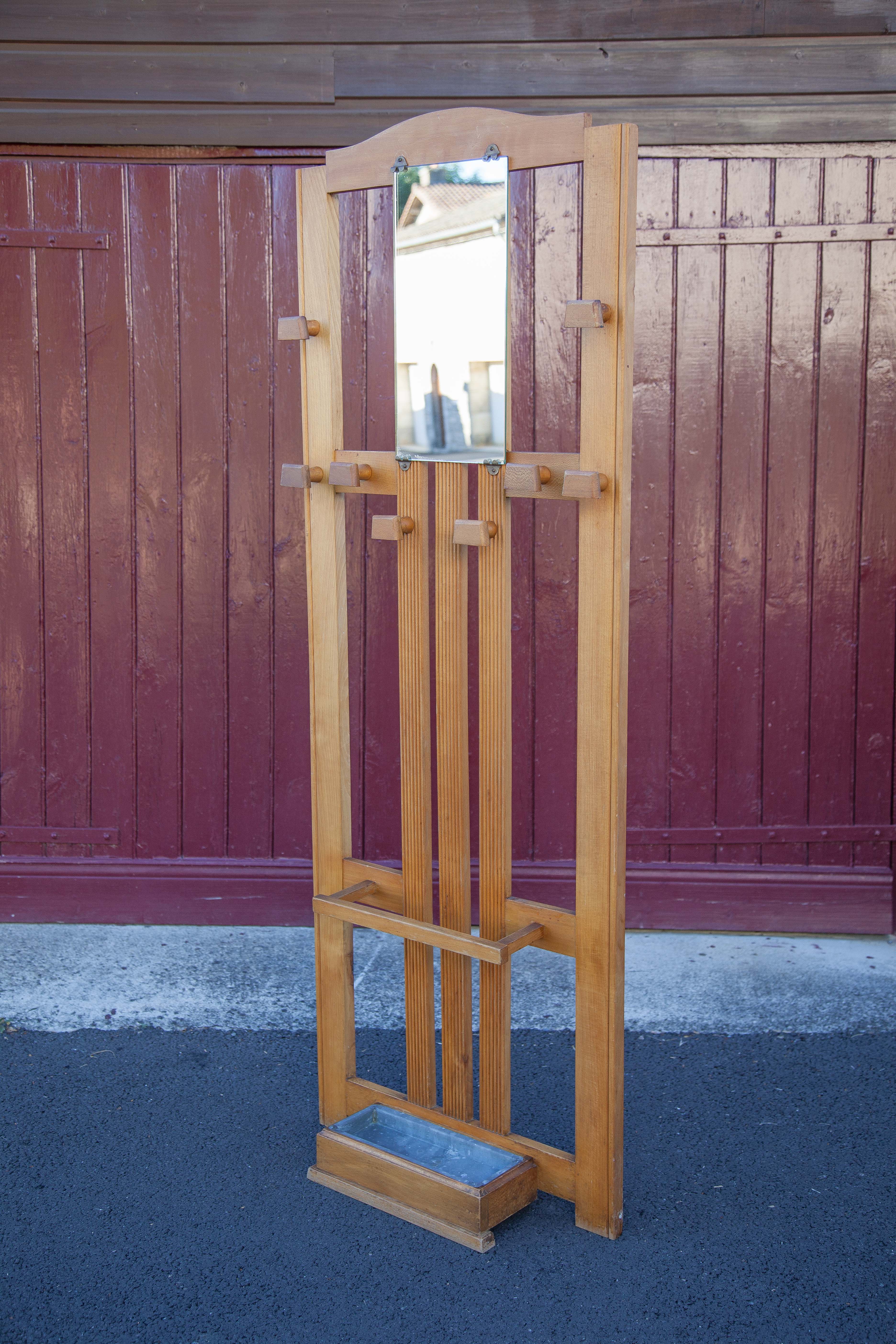 Coat rack wardrobe 50s