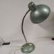 Former green aluminum metal lay desk lamp - year 60 - 70 - works