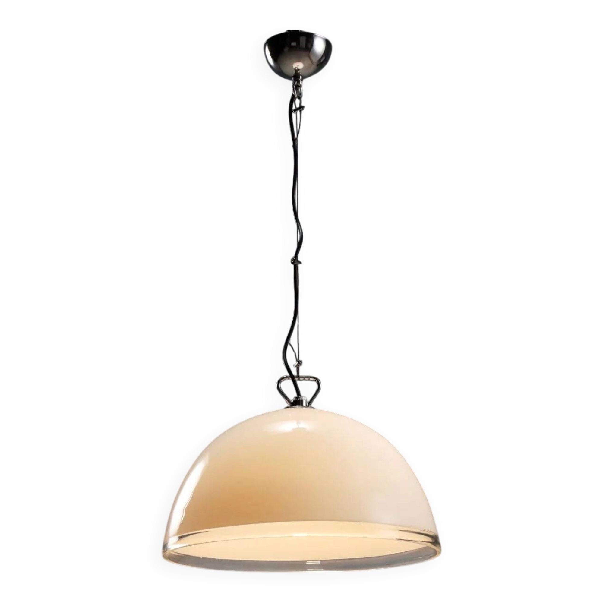 Vintage Artemide Onfale lamp designed by Luciano Vistosi, Italy, 1980s.