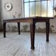 Solid oak farmhouse table 185cm