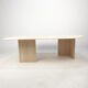 Mid-Century Italian Travertine Coffee Table, 1980s