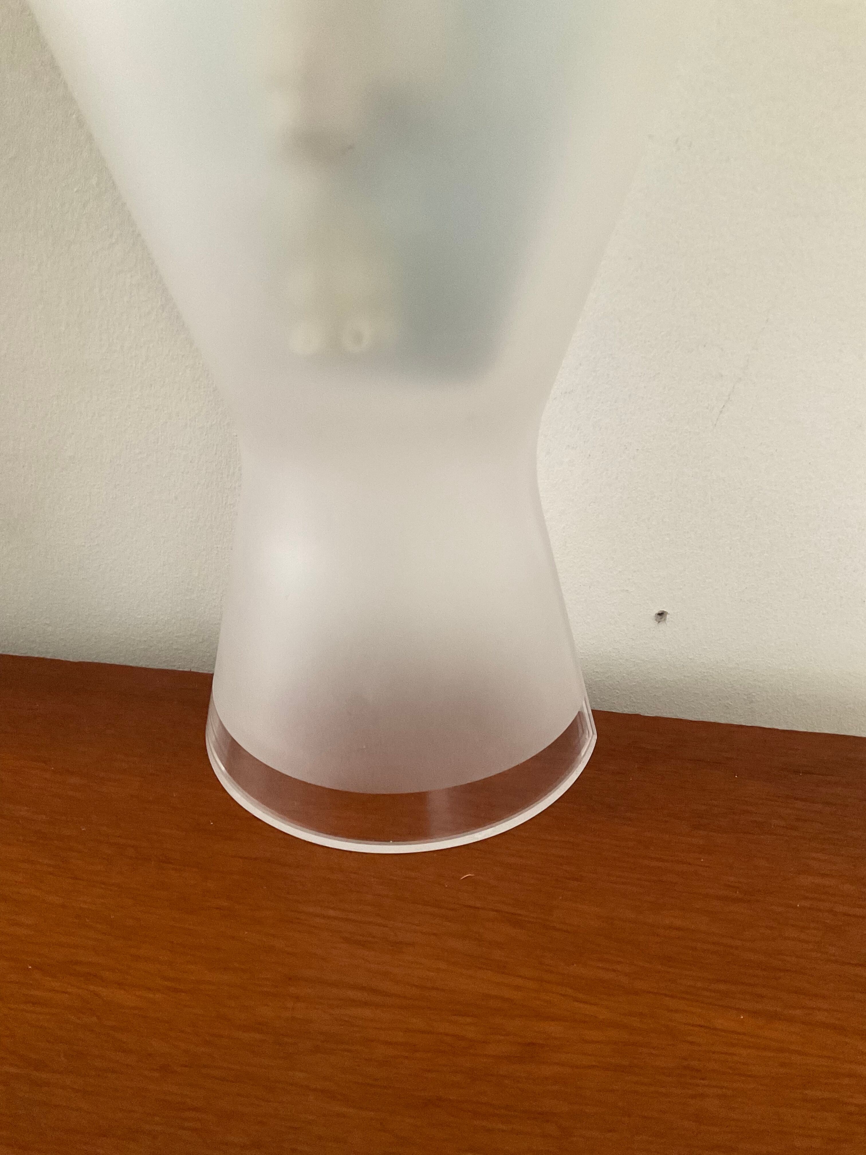 Pair of wall lamps by Lucio De Majo in De Murano glass