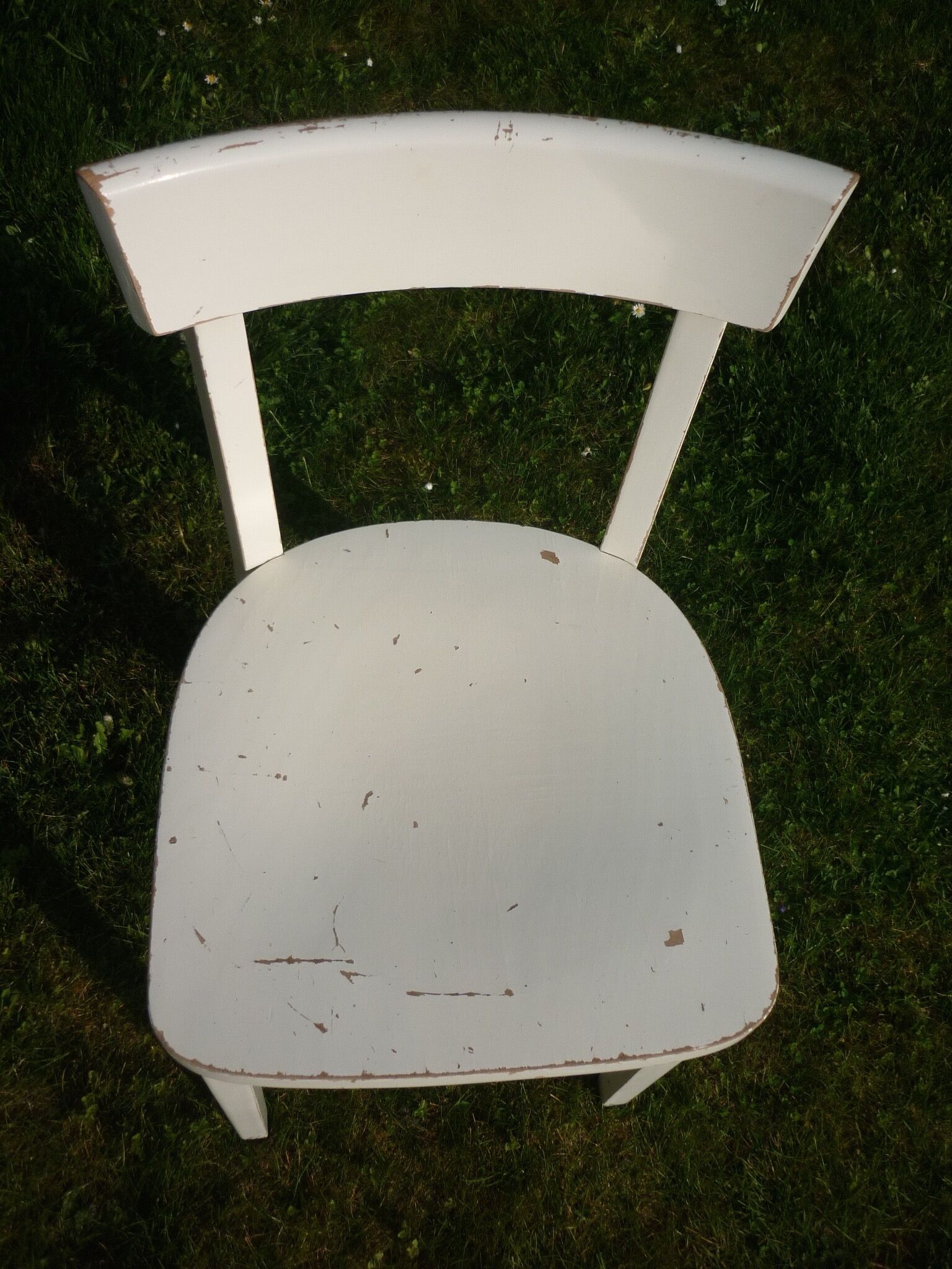 White bistro chair