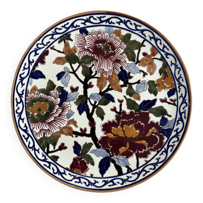 Pivoine gien assiette de présentation