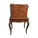 Former secretary in rosewood marquetry