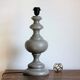 Pied de lampe en bois