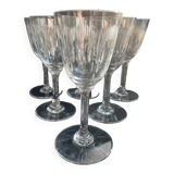6 Baccarat wine glasses Molière service