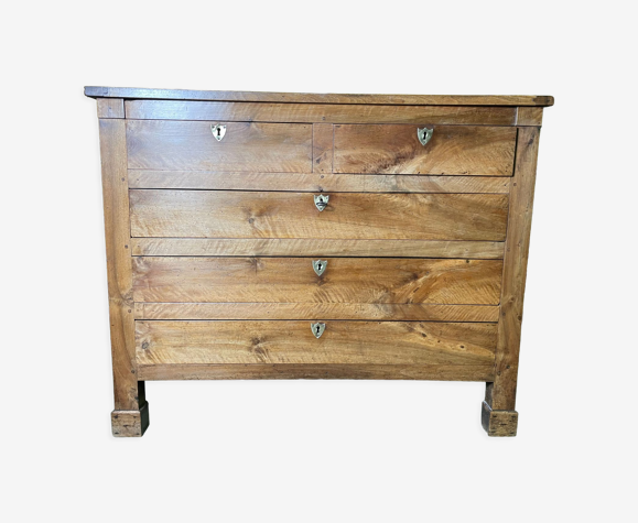 Commode époque empire en noyer