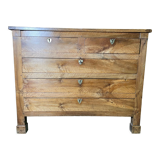 Empire walnut chest of drawers