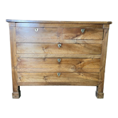 Empire walnut chest of drawers