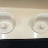 Plastic shelf with coat hang by Kartell